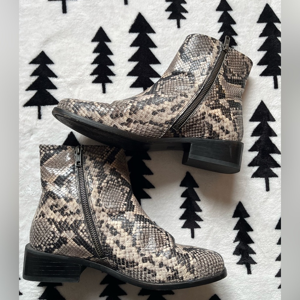 Frye Snakeskin Bootie